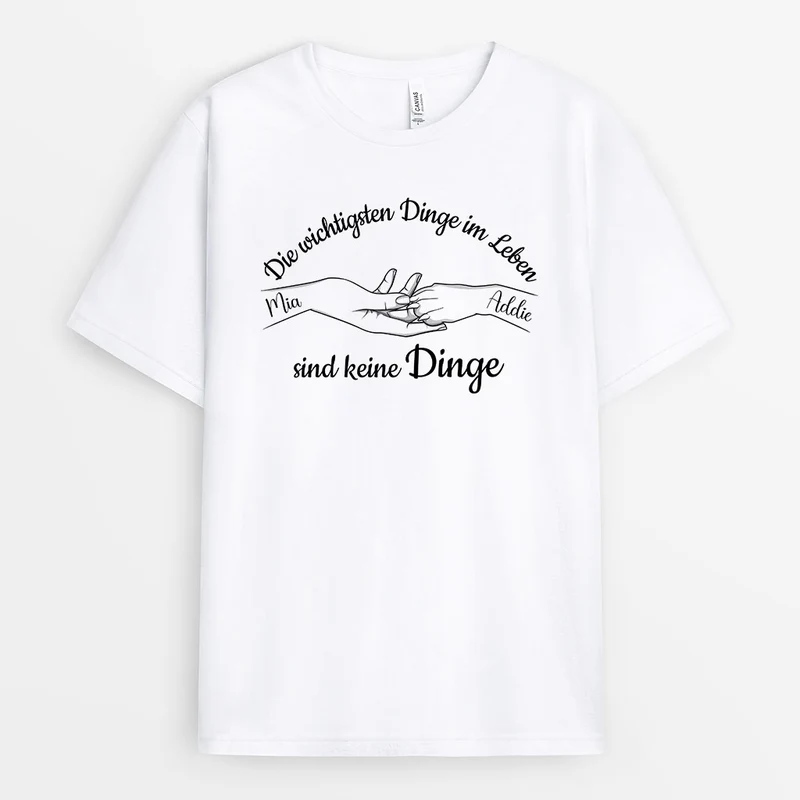 Die Wichtigsten Dinge - Personalisierte Geschenke | T-Shirt für Hundebesitzer