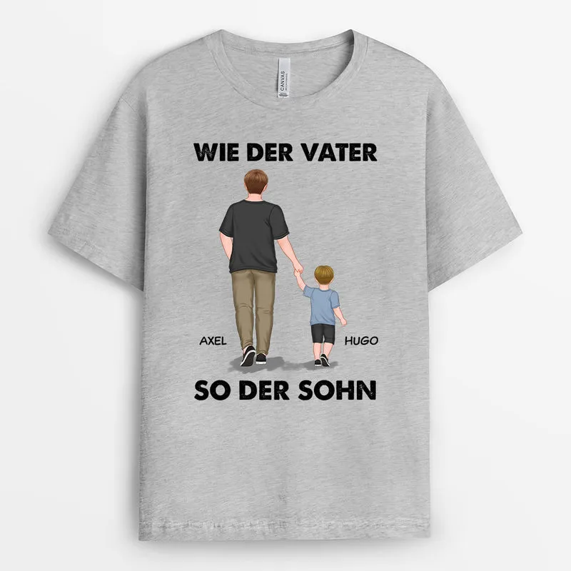 Wie Der Vater - Personalisierte Geschenke | T-Shirt für Papa
