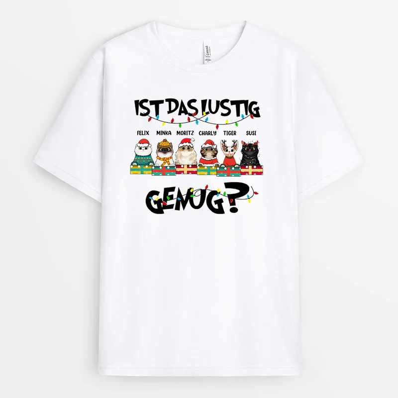 Ist es lustig genug? - Personalisierte Geschenke | T-Shirt für Katzenliebhaber