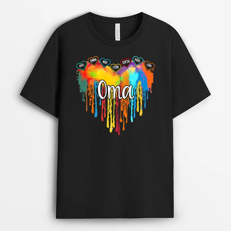 Personalisierte Geschenke | T-Shirt für Oma/Mama