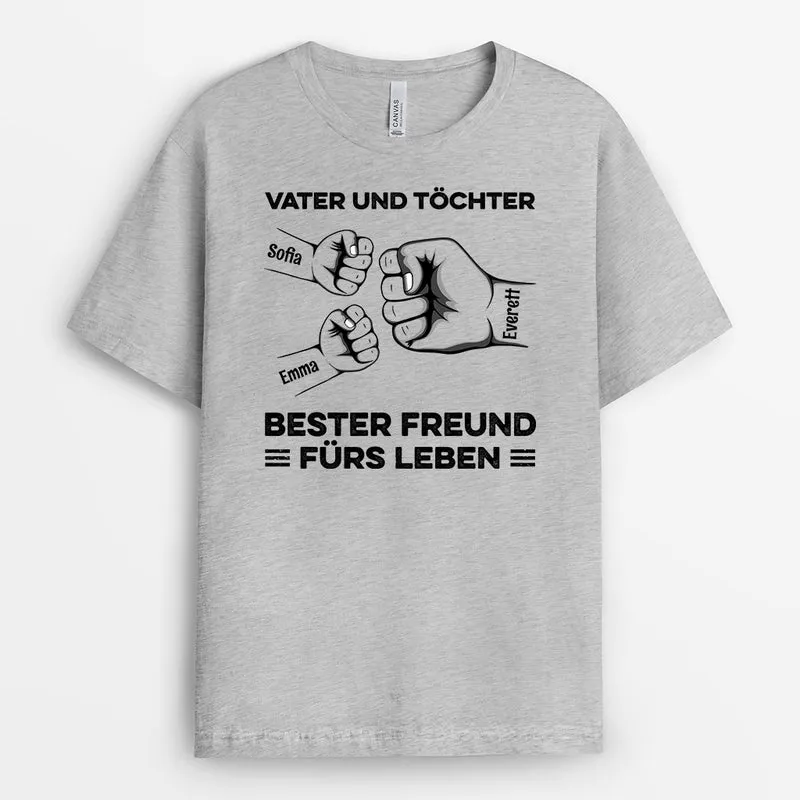 Bester Freund Fürs Leben - Personalisierte Geschenke | T-Shirt für Papa/Opa
