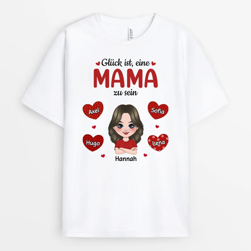 Oma Mama Zu Sein - Personalisierte Geschenke | T-Shirt für Mama/Oma