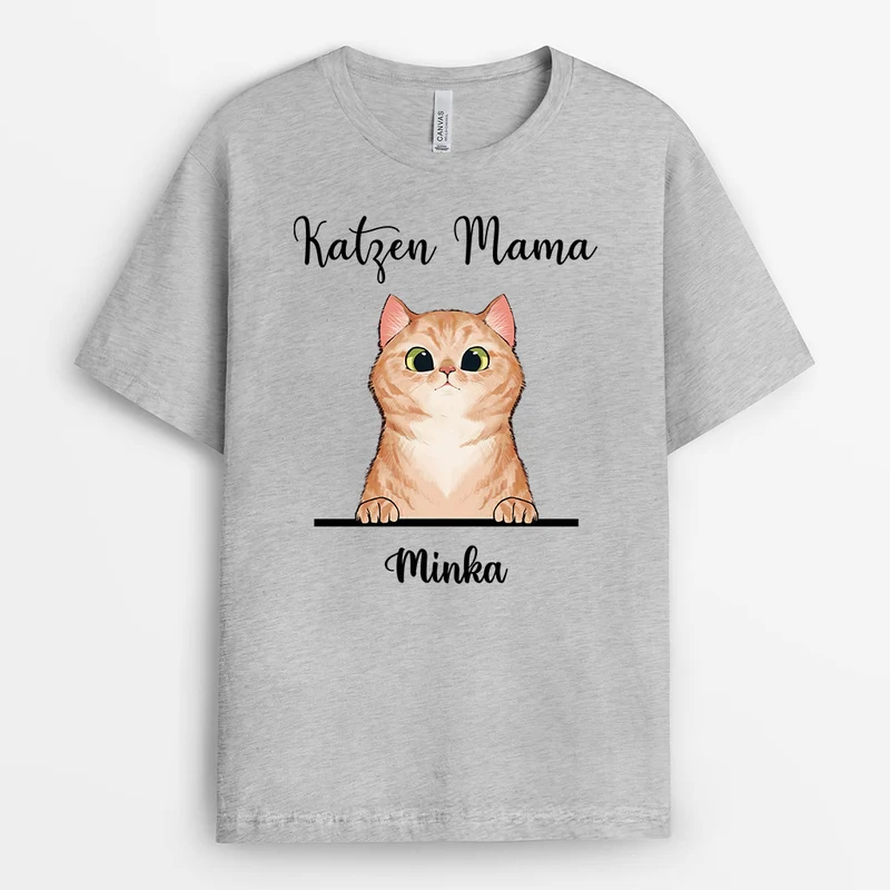 Katzeneltern - Personalisierte Geschenke | T-Shirt für Katzenbesitzer