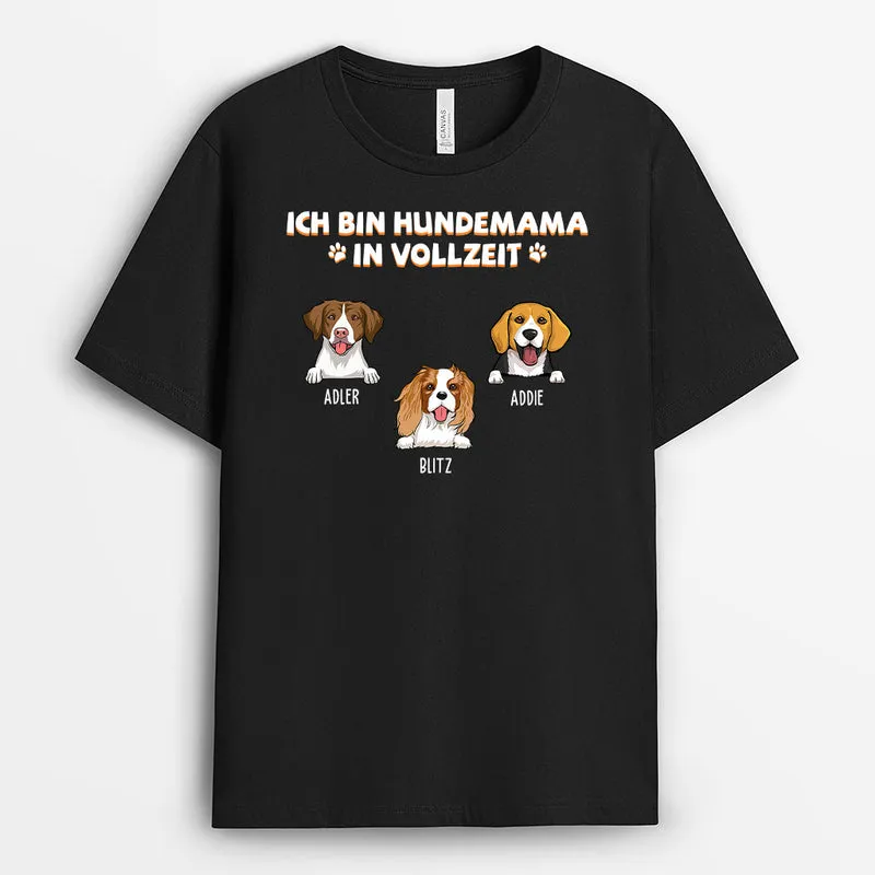 Hundemama - Personalisierte Geschenke | T-Shirt für Hundeliebhaber