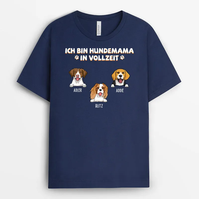 Hundemama - Personalisierte Geschenke | T-Shirt für Hundeliebhaber