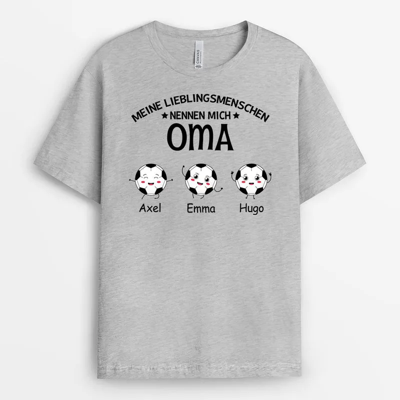 Mein Lieblingsspieler - Personalisierte Geschenke | T-Shirt für Mama/Oma