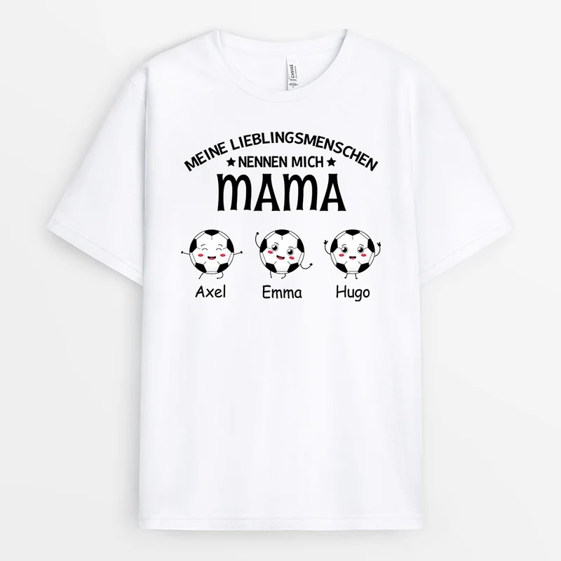 Mein Lieblingsspieler - Personalisierte Geschenke | T-Shirt für Mama/Oma