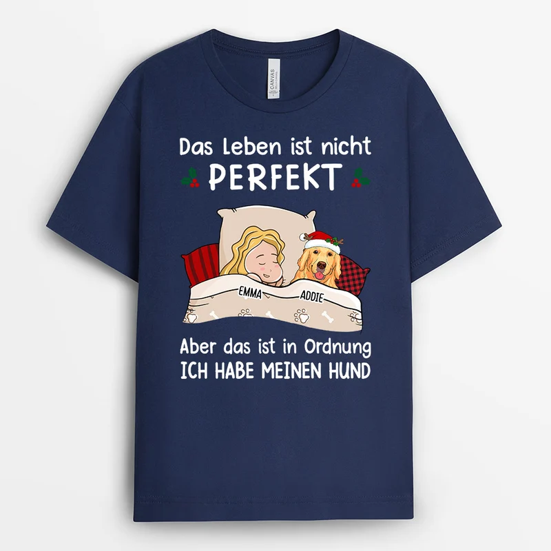 Ich Habe Meinen Hund - Personalisierte Geschenke | T-Shirt für Hundebesitzer/Hundeliebhaber