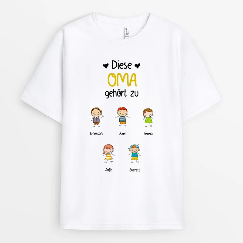 Diese Oma ... - Personalisierte Geschenke | T-Shirt für Oma/Mama