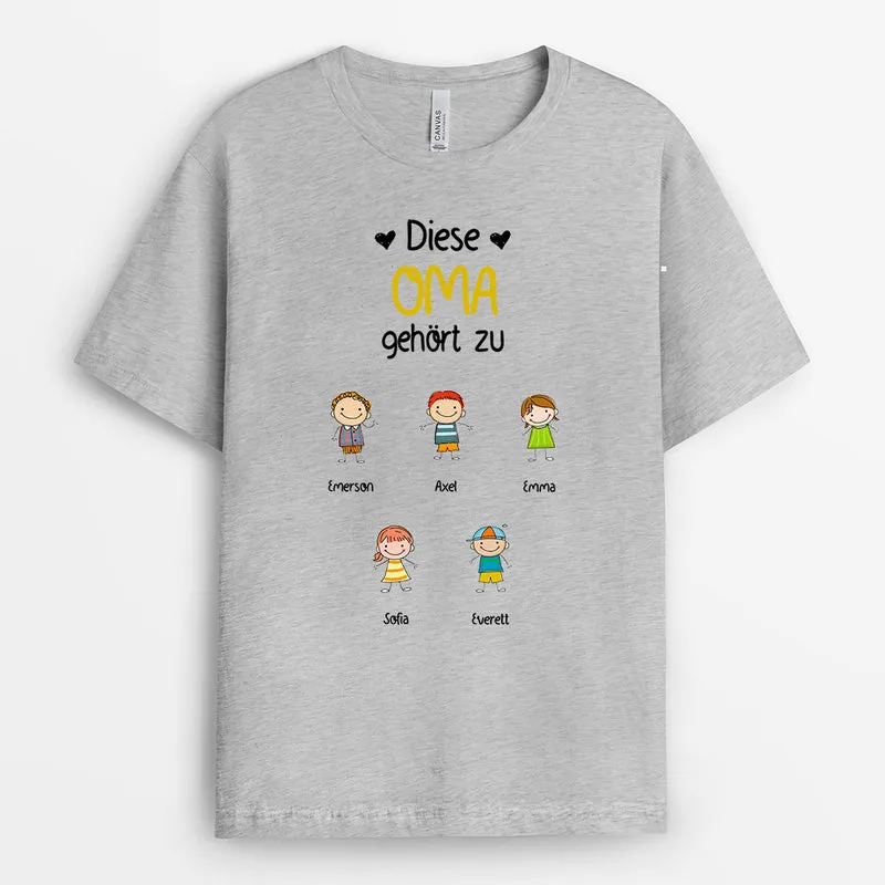 Diese Oma ... - Personalisierte Geschenke | T-Shirt für Oma/Mama
