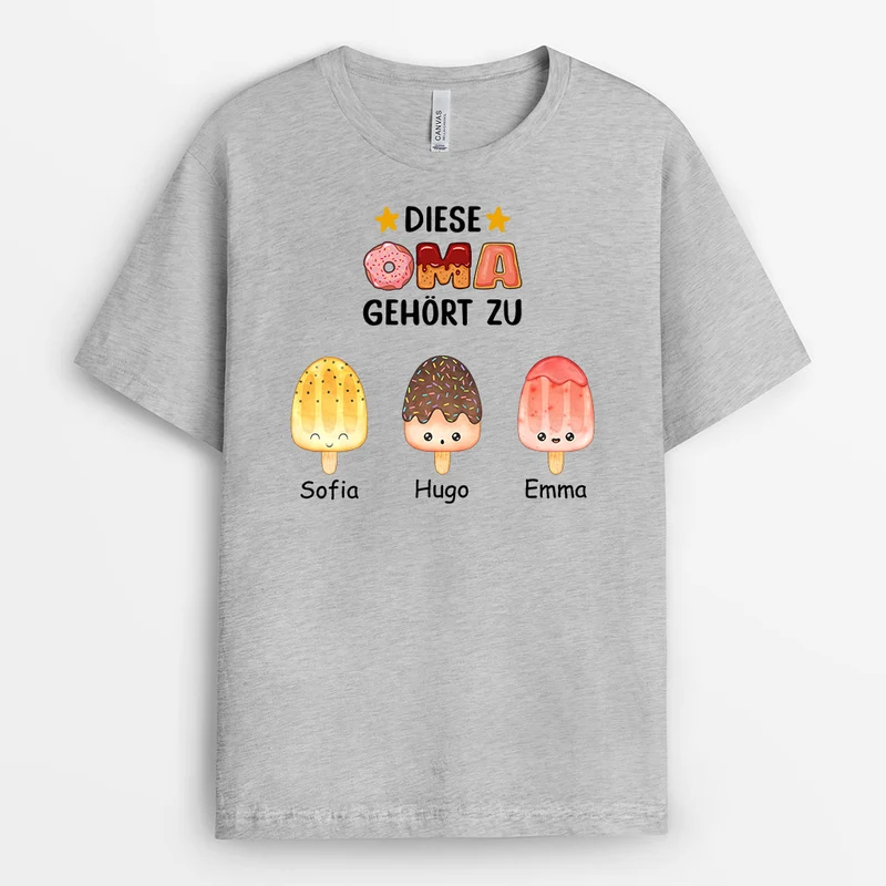 Personalisiertes Diese Mama Gehört Zu T-Shirt
