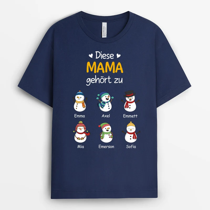 Diese Oma Gehört Zu... - Personalisierte Geschenke | T-Shirt für Oma/Mama