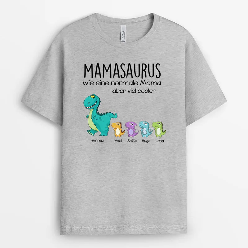 Omasaurus, Mamasaurus - Personalisierte Geschenke | T-Shirt für Oma/Mama