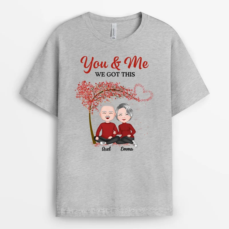 Du & Ich - Personalisierte Geschenke | T-Shirt für Paare/Pärchen