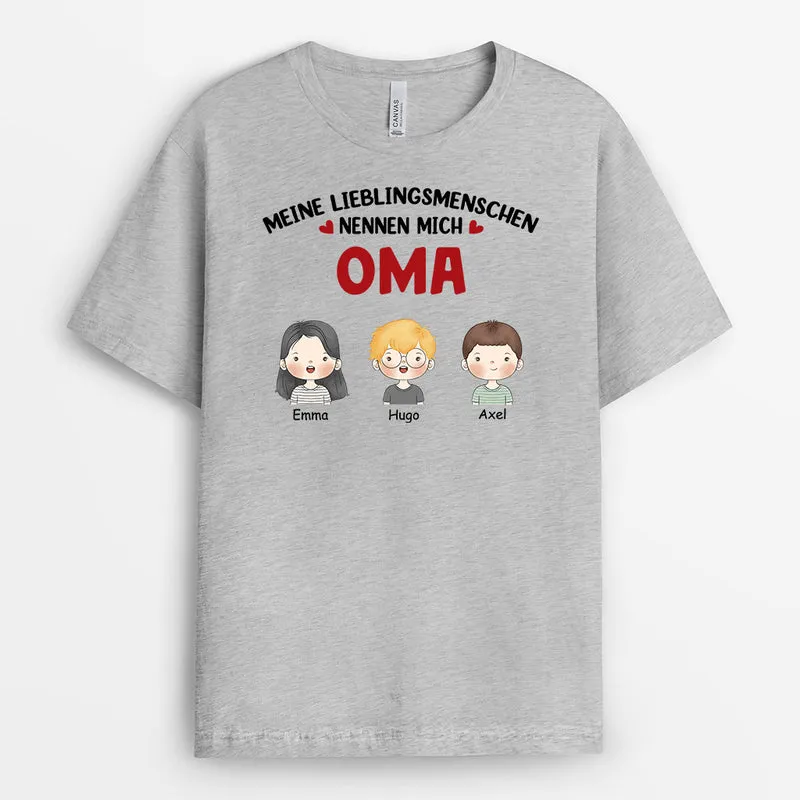 Personalisiertes Mein Lieblingsmensch T-Shirt