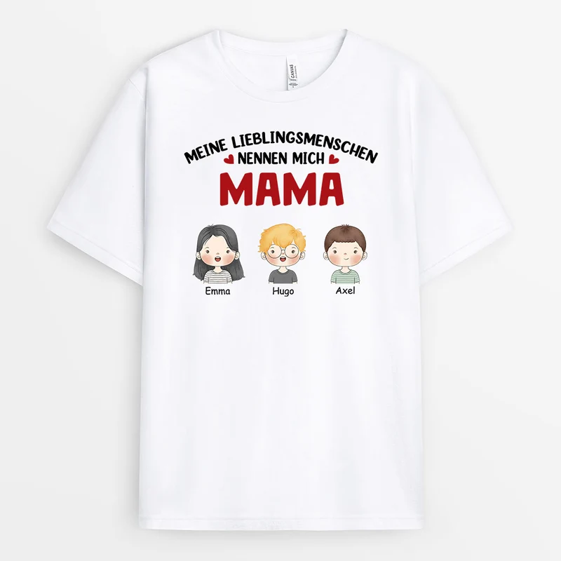 Personalisiertes Mein Lieblingsmensch T-Shirt