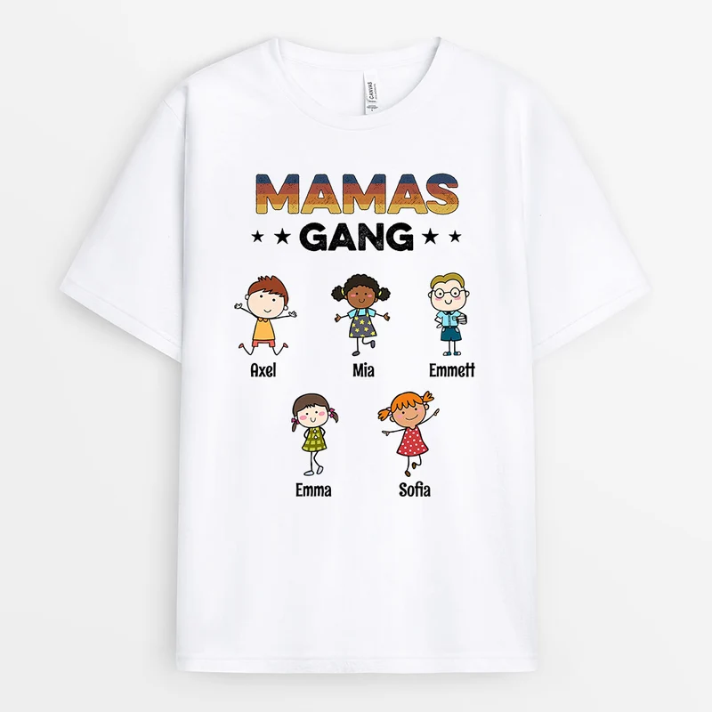 Omas Gang - Personalisierte Geschenke | T-Shirt für Mama/Oma