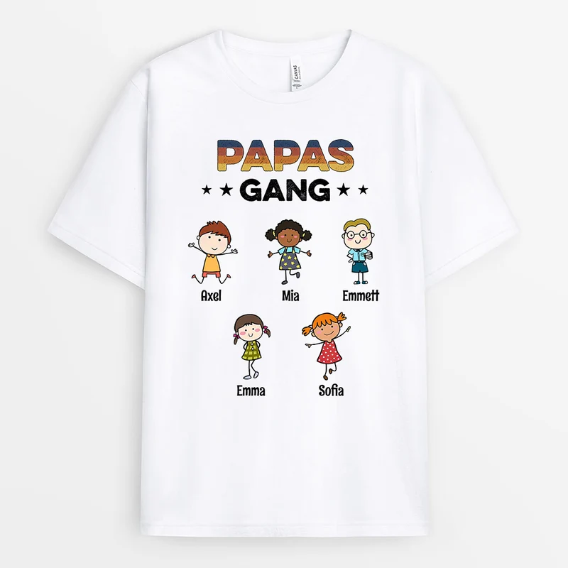 Opas Gang - Personalisierte Geschenke | T-Shirt für Papa/Opa