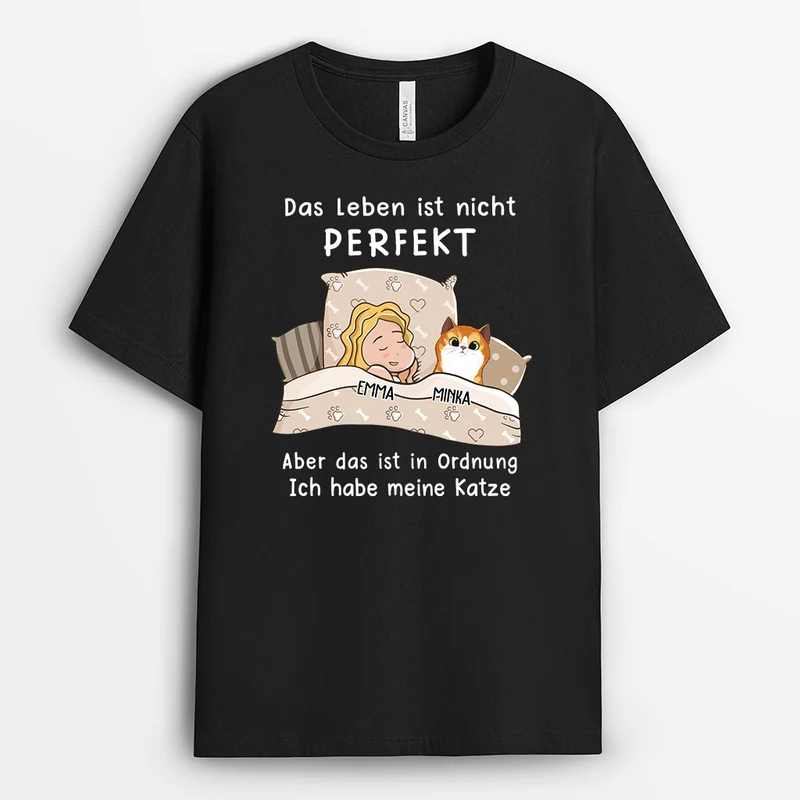 Ich Habe Meine Katze - Personalisierte Geschenke | T-Shirt für Katzenbesitzer