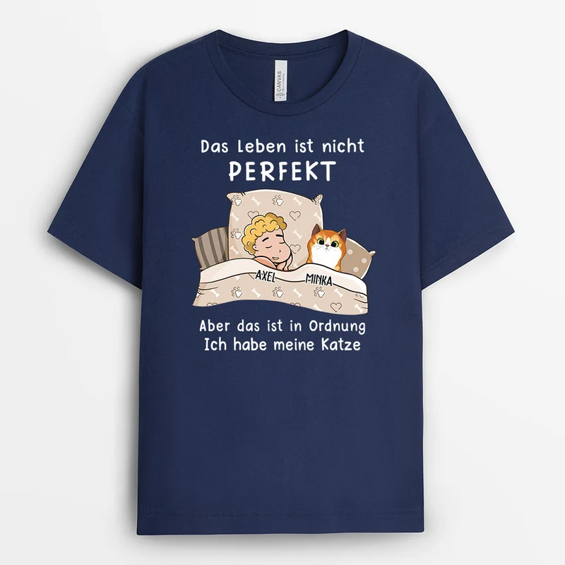 Ich Habe Meine Katze - Personalisierte Geschenke | T-Shirt für Katzenbesitzer