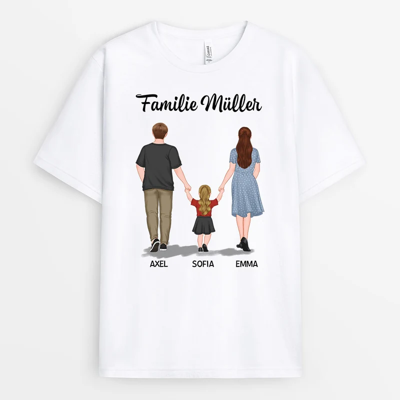 Die Familie - Personalisierte Geschenke | T-Shirt für Familie