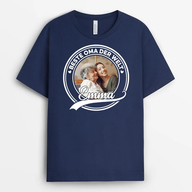 Beste Mama Der Welt - Personalisierte Geschenke | T-Shirt für Mama/Oma