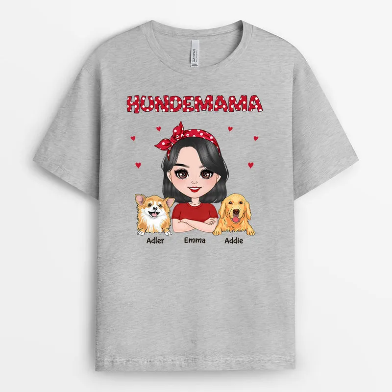 Hundemama - Personalisierte Geschenke | T-Shirt für Hundebesitzer