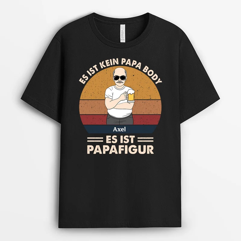 Papafigur - Personalisierte Geschenke | T-Shirt für Opa/Papa