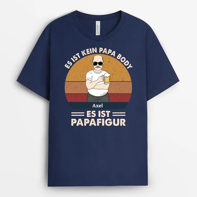 Papafigur - Personalisierte Geschenke | T-Shirt für Opa/Papa