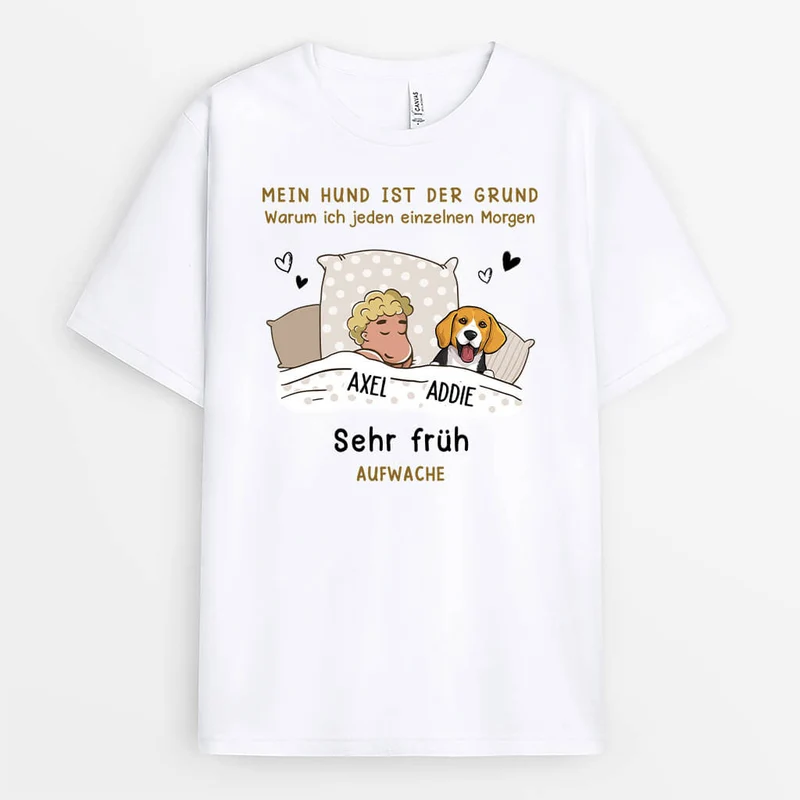 Personalisierte Geschenke | T-Shirt für Hundeliebhaber